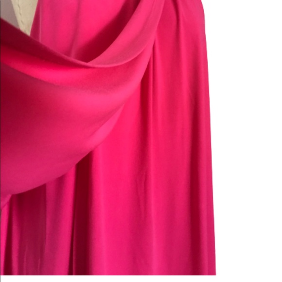 Vince Camuto Pink Crepe Jersey Sleeveless Dress - Picture 9 of 9